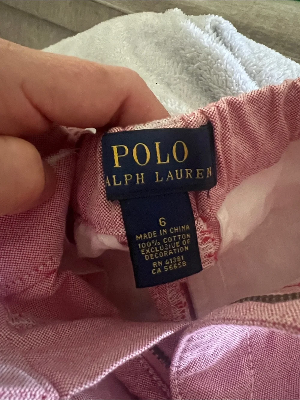 Polo by Ralph Lauren Kids Pink Cotton Shorts